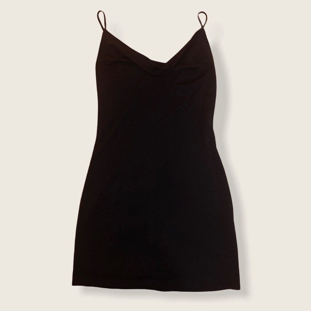 Mini black dress